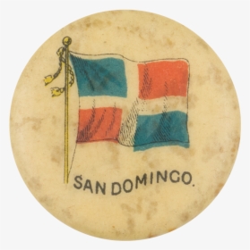 San Domingo Flag Advertising Button Museum - Emblem, HD Png Download, Transparent PNG