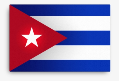 Cuba Flag Wall Art - Triangle, HD Png Download, Transparent PNG