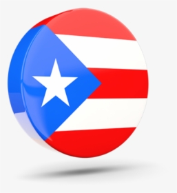Clip Art Puerto Rico Vector - Round Puerto Rico Flag Png, Transparent Png, Transparent PNG