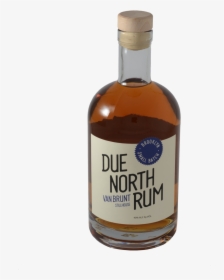 Vbs Due North Rum Is An Amber Rum Distilled From Organic, - Glass Bottle, HD Png Download, Transparent PNG