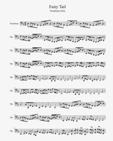 Fairy Tail Trombone Sheet Music, HD Png Download, Transparent PNG