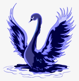 Black Swan Trumpeter Swan Bird Clip Art - Swan Art Png, Transparent Png, Transparent PNG
