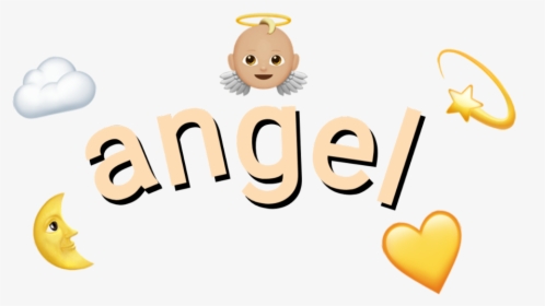 #angel #emoji #crown #tumblr - Angel Emoji Crown Png, Transparent Png, Transparent PNG