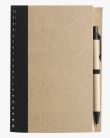 Recycled Spiral Notebook And Pen, Bf2715 - Vertical Notepad With Pen, HD Png Download, Transparent PNG