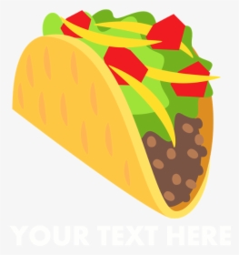 Taco Emoji Png - Transparent Background Taco Emoji, Png Download, Transparent PNG