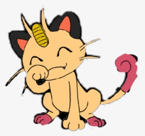 Meowth Transparent Pokemon Yellow - Meowth Sad Vector, HD Png Download, Transparent PNG
