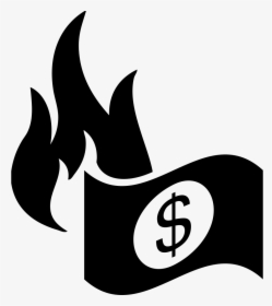 Transparent Dollar Bills Clipart - Fire Of The Holy Spirit Silhouette, HD Png Download, Transparent PNG