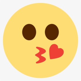 Kiss Emoji Svg Cut File - Circle, HD Png Download, Transparent PNG