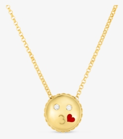 Roberto Coin Kiss Emoji Pendant With Diamonds - Locket, HD Png Download, Transparent PNG