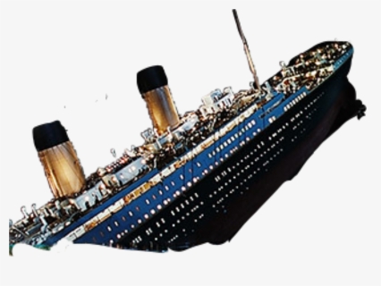 #titanic #sinking #freetoedit - Qui Coule Bateau Titanic, HD Png Download, Transparent PNG