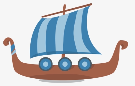 Viking Ships Dragon Boat Clip Art - Viking Ship Vector Free, HD Png Download, Transparent PNG