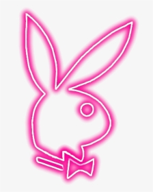 #playboy #pink #neon - Neon Pink Playboy Png, Transparent Png, Transparent PNG