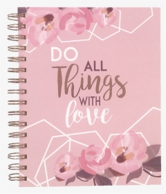 01 Rose Spiral Notebook Depan - Sketch Pad, HD Png Download, Transparent PNG