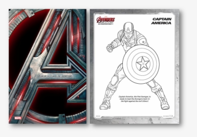 Avengers Age Of Ultron Activity Sheets - All Avengers Movies Logo, HD Png Download, Transparent PNG