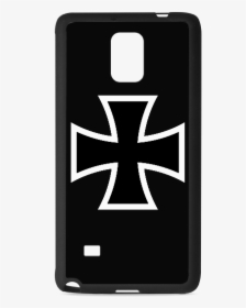 Iron Cross With White Design Custom Rubber Case For - Download Foto Custom Case Png, Transparent Png, Transparent PNG