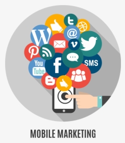 Mobile App Marketing Icon , Png Download - Marketing Digital Vector Png, Transparent Png, Transparent PNG
