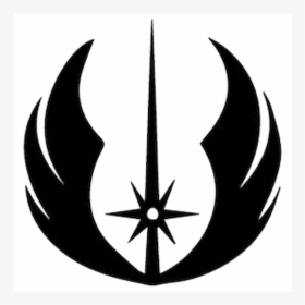 Jedi Logo Vinyl Decal Sticker  size Option Will Determine - Star Wars Symbols Jedi, HD Png Download, Transparent PNG