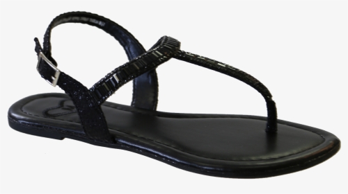 Flat Sandal Free Png Image - Thong Sandals Black, Transparent Png, Transparent PNG