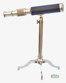 Refracting Telescope Tripod Key Chains Antique Telescope - Monocular, HD Png Download, Transparent PNG