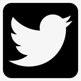 Black And White Twitter Logo Png, Transparent Png, Transparent PNG