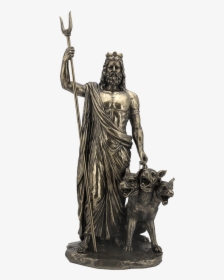 Hades Bronze Statue - Hades Greek God Statues, HD Png Download, Transparent PNG