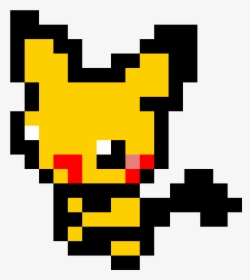 Pokemon Pixel Art 8 Bit , Png Download - Pichu Pixel Art, Transparent Png, Transparent PNG