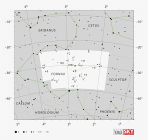 Transparent Constellations Png - Fornax Constellation Map, Png Download, Transparent PNG