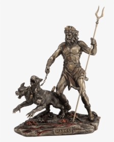 Hades With Bident And Cerberus - Greek Mythology Hades Bident, HD Png Download, Transparent PNG