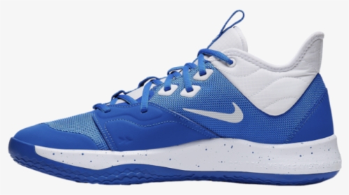 Nike Pg 3 Royal Blue/white Paul George Mens Basketball - Nike Pg3 Basketball Shoes, HD Png Download, Transparent PNG