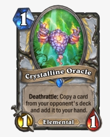 Hearthstone Card Png - Crystalline Oracle Hearthstone, Transparent Png, Transparent PNG