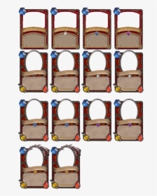 Hearthstone Card Png - Hearthstone Empty Card Mage, Transparent Png, Transparent PNG