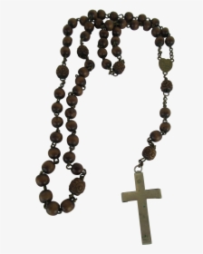Vintage Ebony France Wooden Clip Royalty Free Library - Transparent Background Rosary Png, Png Download, Transparent PNG
