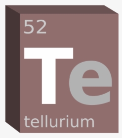 Tellurium Block- Chemistry - Box, HD Png Download, Transparent PNG