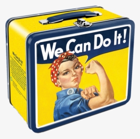 Transparent Rosie The Riveter Png - Rosie The Riveter Lunch Box, Png Download, Transparent PNG