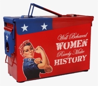 Rosie The Riveter Custom Ammo Can - Veterans Party Of America, HD Png Download, Transparent PNG