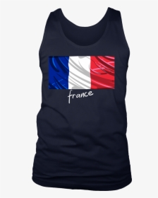 France Graphic Patriotic Vintage Flag Men S Tank - T-shirt, HD Png Download, Transparent PNG