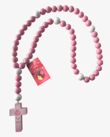 Bead - Pink Rosary Png, Transparent Png, Transparent PNG