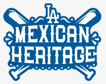 Dodgers Mexican Heritage Logo Positive Version - Los Angeles Dodgers, HD Png Download, Transparent PNG