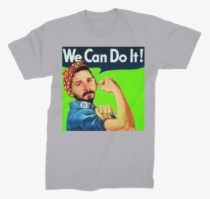 We Can Do It Meme ﻿premium Jersey Men S T-shirt - We Can Do It Memes, HD Png Download, Transparent PNG