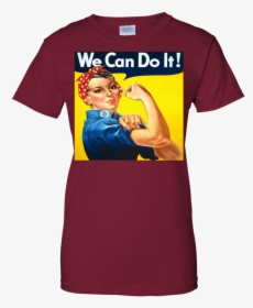 Women S Rosie The Riveter We Can Do It Retro Ww2 Men/women - We Can Do It! (rosie The Riveter), HD Png Download, Transparent PNG