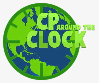 Cp Around The Clock Logo - Earth Clip Art, HD Png Download, Transparent PNG