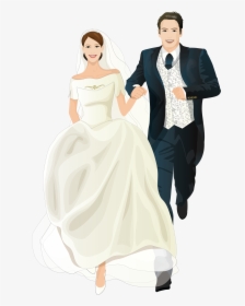 Wedding Invitation Bridegroom Marriage - Wedding Suit For Men Cartoon, HD Png Download, Transparent PNG