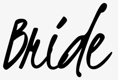 Here Comes The Bride Png - Calligraphy, Transparent Png, Transparent PNG