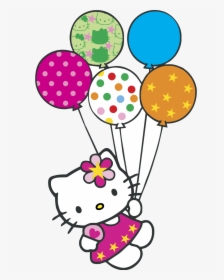 Birthday Cake Party Clip Art - Transparent Birthday Hello Kitty Png, Png Download, Transparent PNG