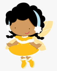 Anime Dolls Fairy Clipart Tinkerbell Fairies Say Hello - Fada Negra Desenho, HD Png Download, Transparent PNG
