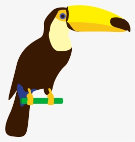 Parrot Toucan Art Cartoon Banner - Desenho Papagaio Png, Transparent Png, Transparent PNG