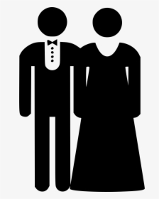 Bride Couple Groom Marriage - Illustration, HD Png Download, Transparent PNG