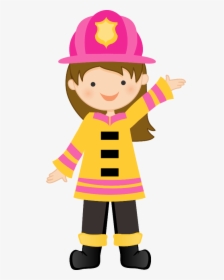 Firefighter Girl Clipart, HD Png Download, Transparent PNG