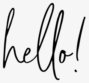 Hello - Calligraphy, HD Png Download, Transparent PNG