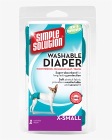 Simple Solution Washable Female Dog Diaper - Simple Solution Washable Male Dog Diaper, HD Png Download, Transparent PNG
